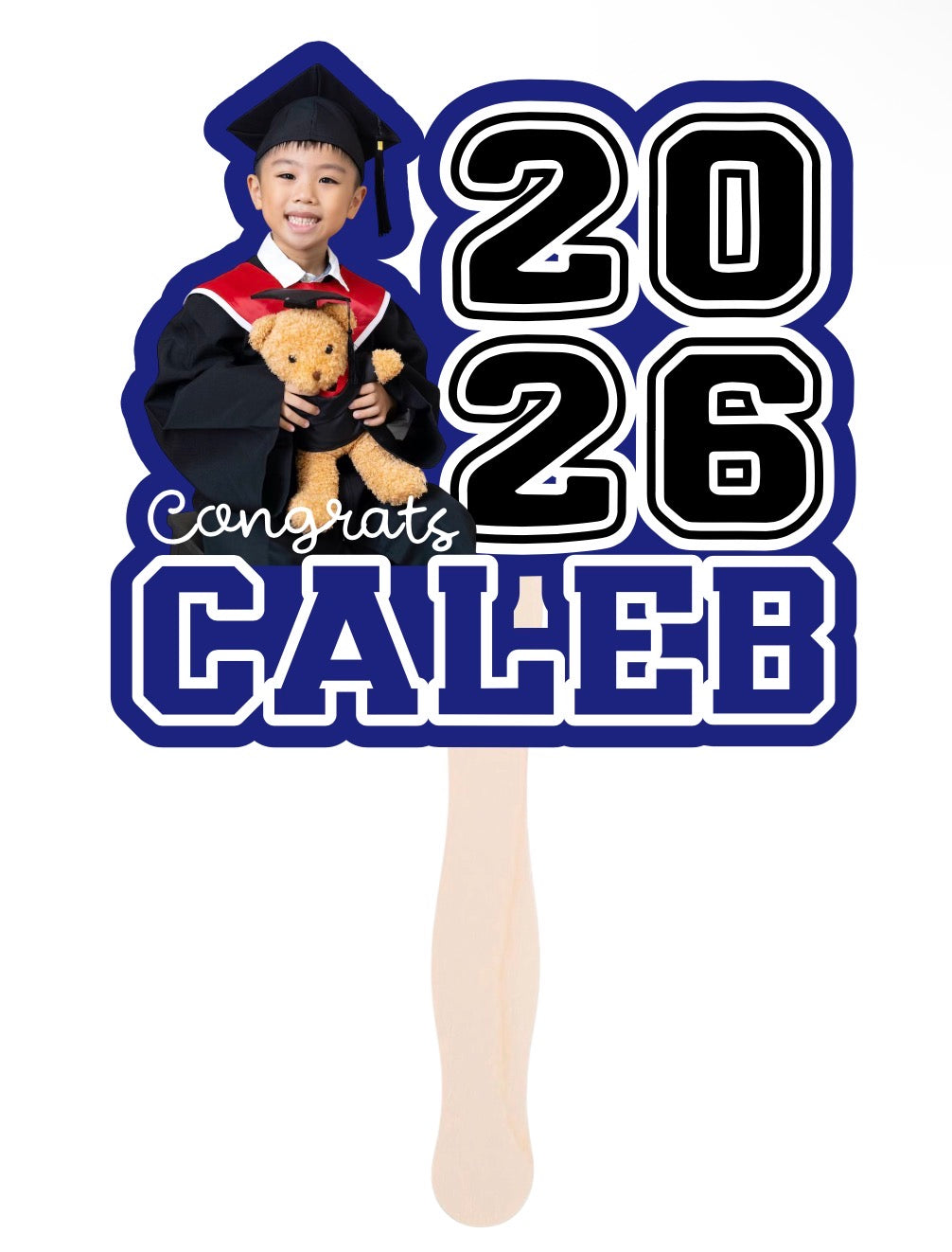 Personalized Preschool Graduation Fan set
