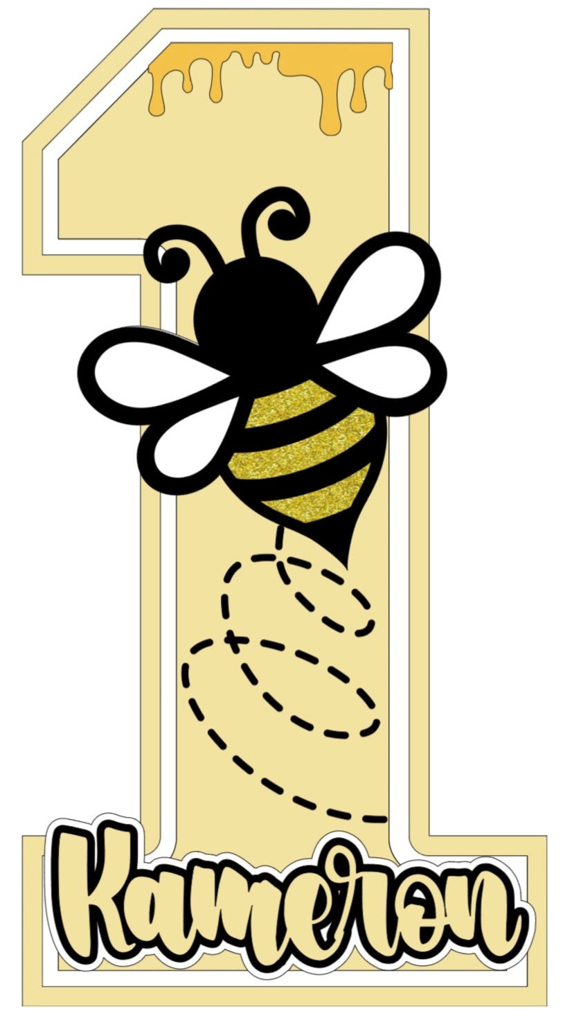Bee Large 3D letters