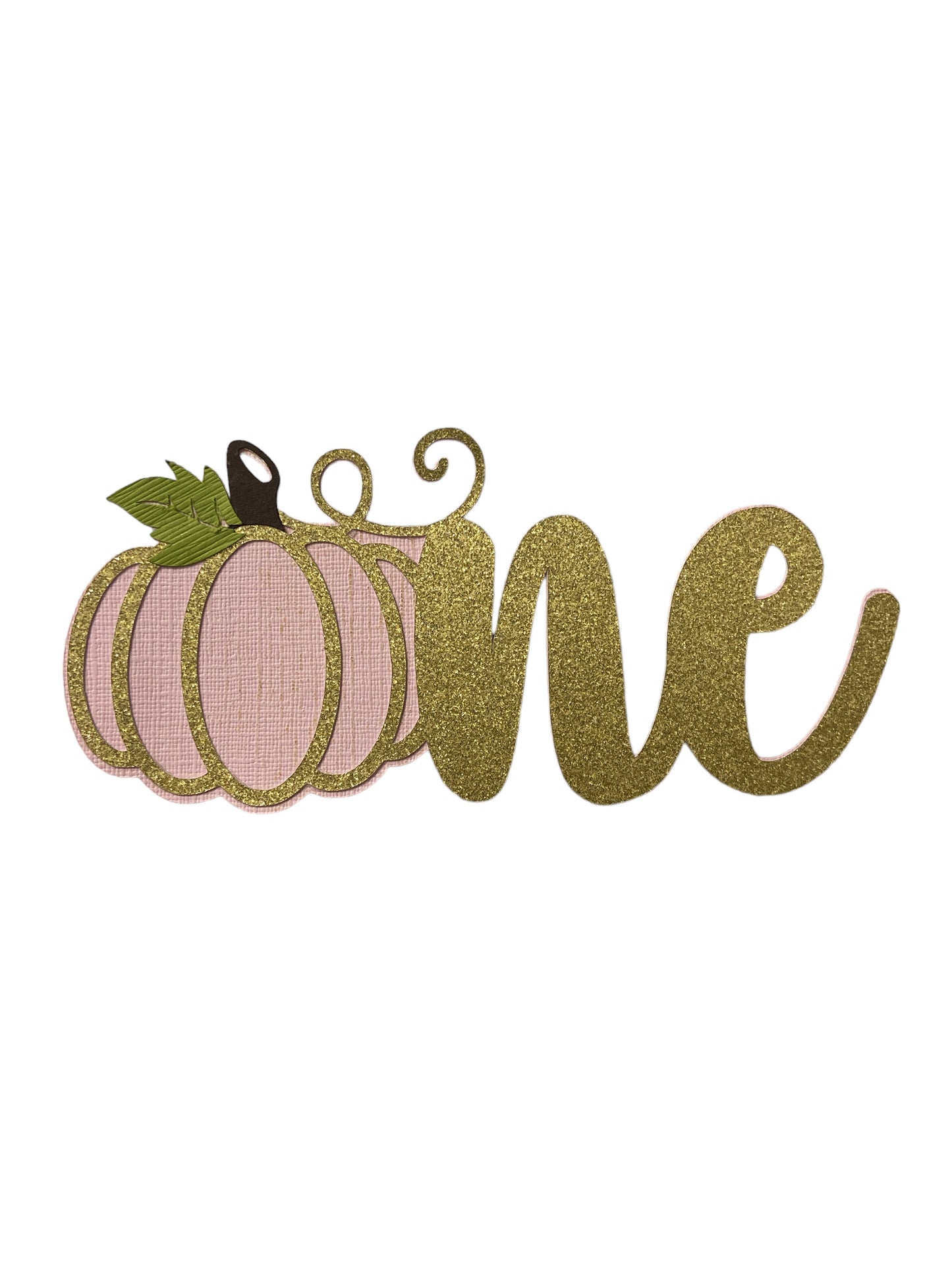 Pumpkin Smash Cake Topper - Pink
