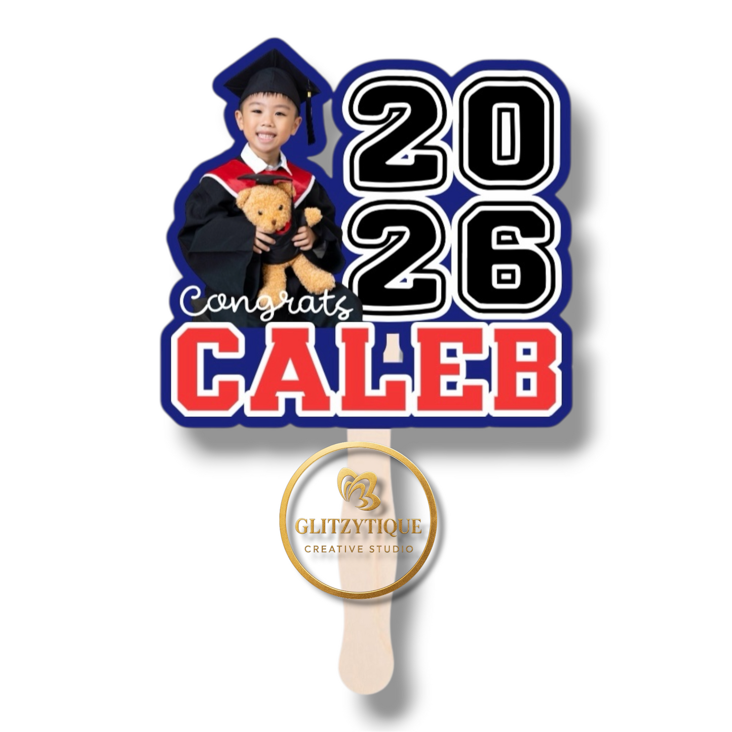 Personalized  Preschool Graduation Fan set