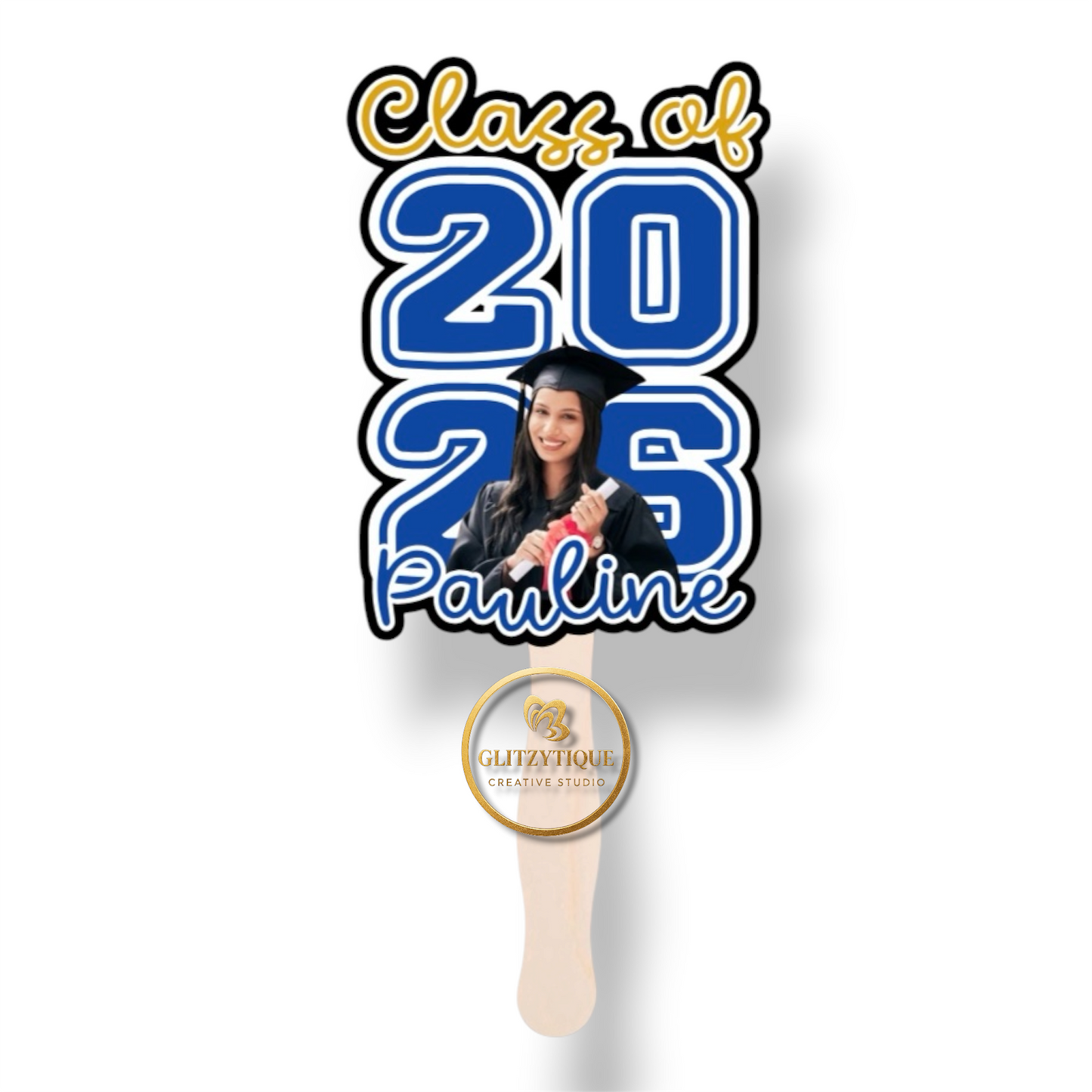 Personalized Graduation Fan