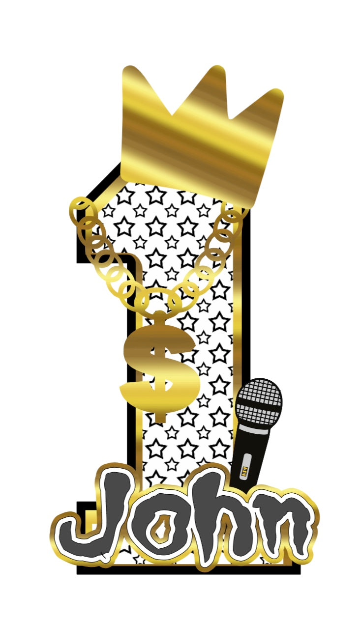 Big One - Notorious centerpiece 3d letter