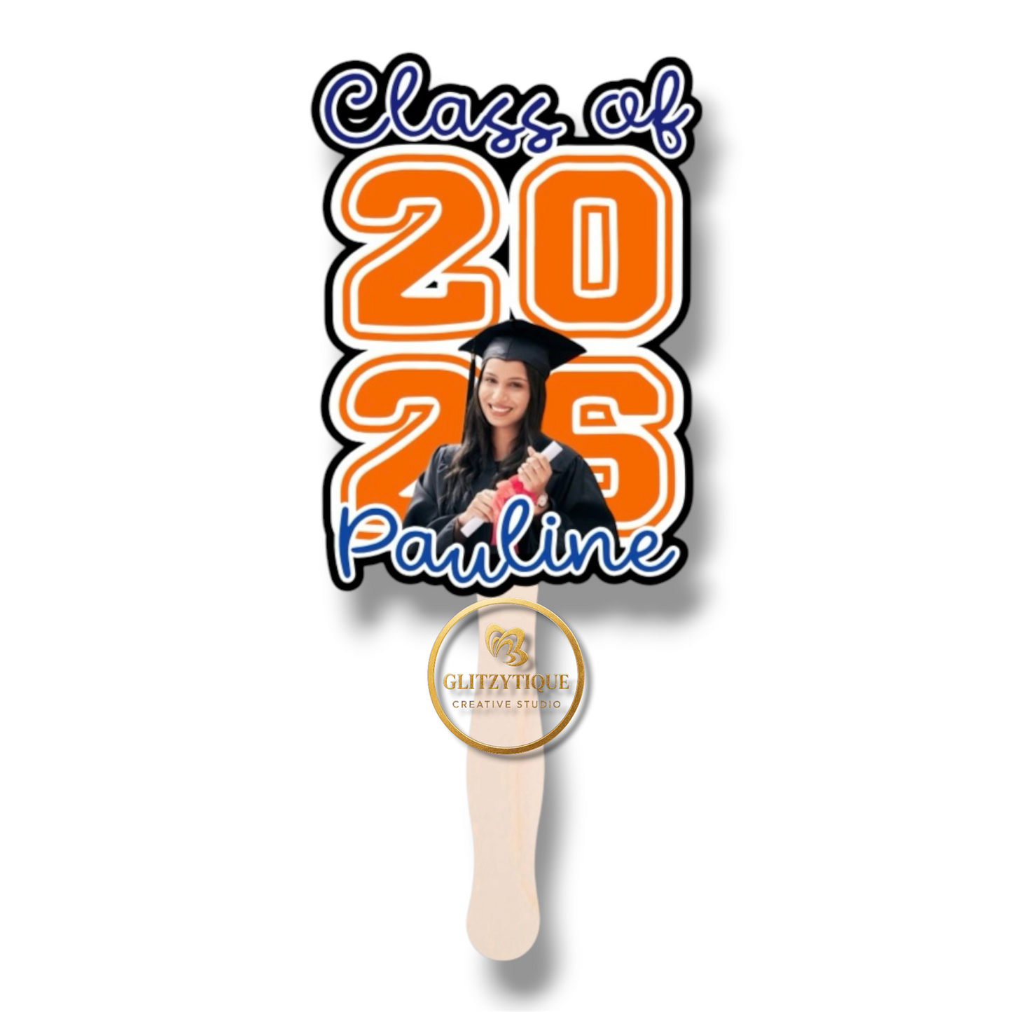 Personalized Graduation Fan