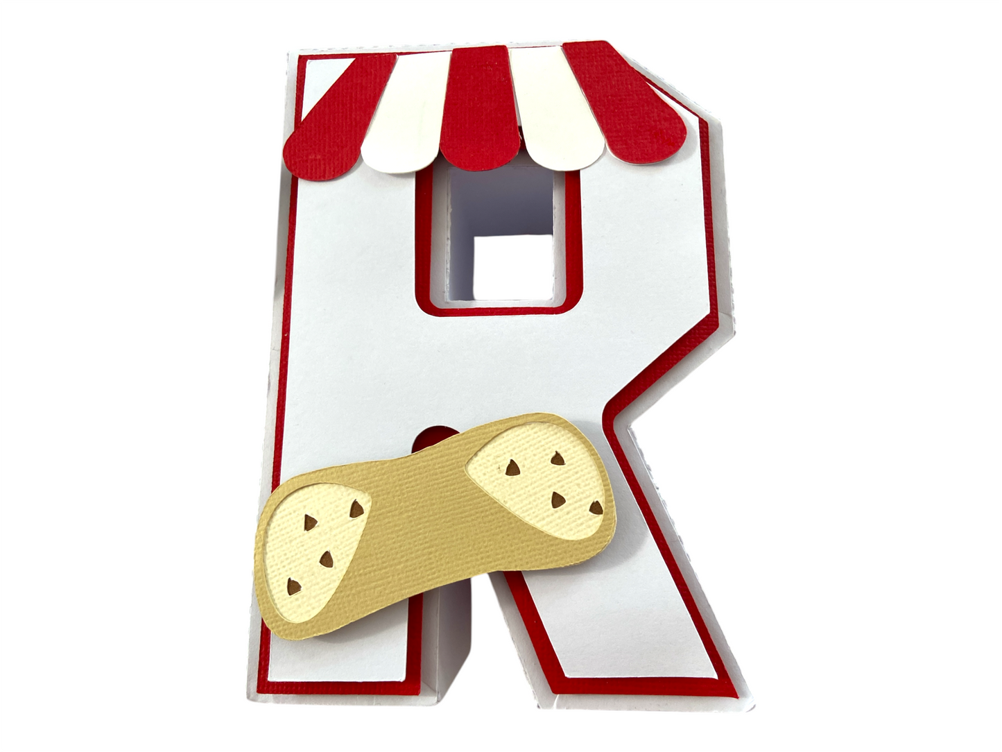 Italy Birthday Cardstock 3D letters