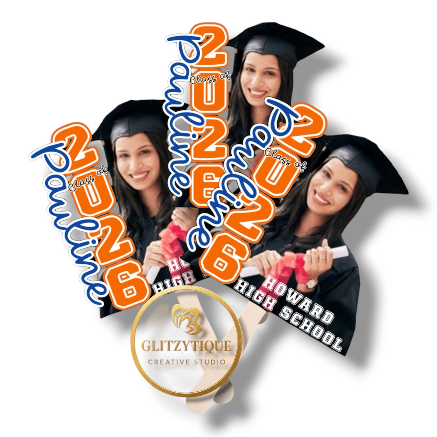Personalized Graduation Fan