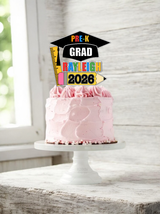 Pre School Cake Topper