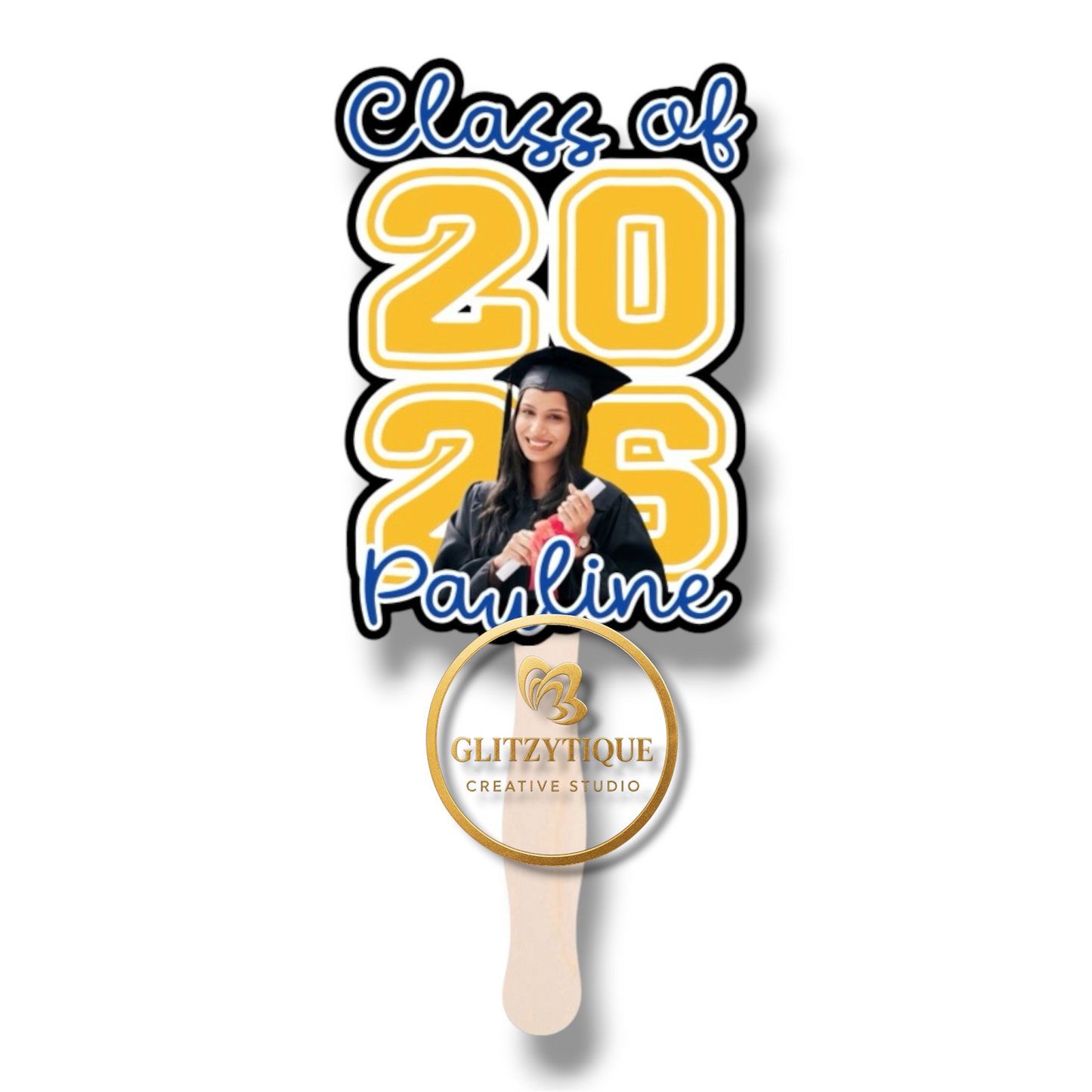 personalized graduation party fan favors
