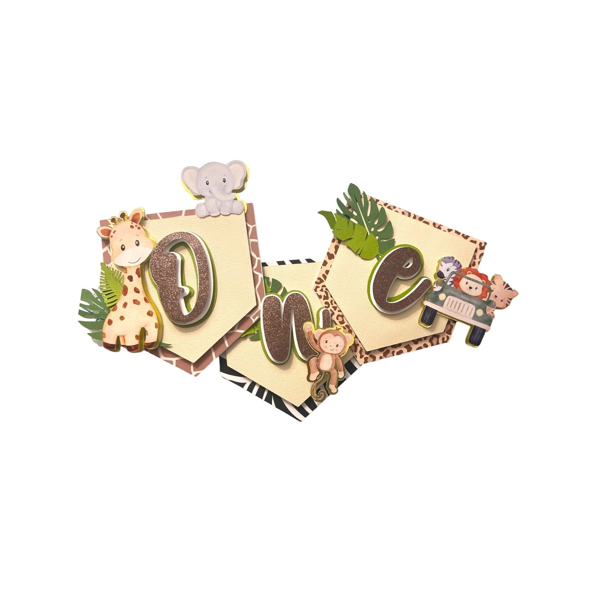 wild and one high chair banner