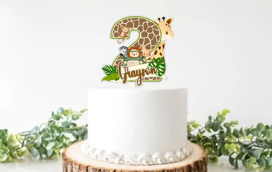 Two Wild Cake Topper Cake smash