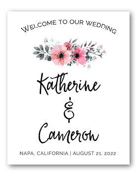 Welcome To Our Wedding Sign