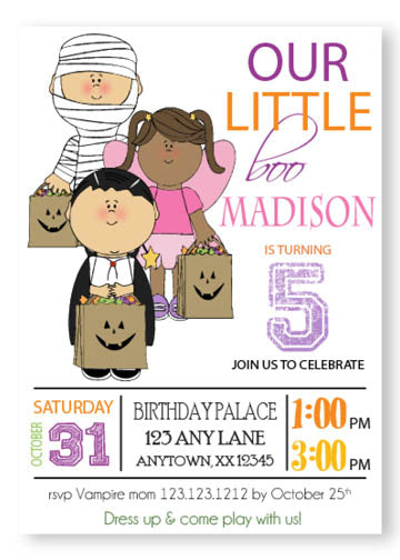 Kids Halloween Invitations